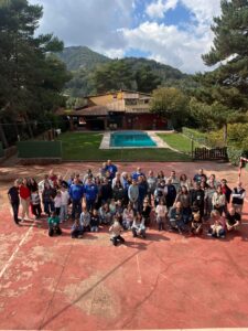 famílies i pacients participant a la 5a trobada de retinoblastoma a Prades